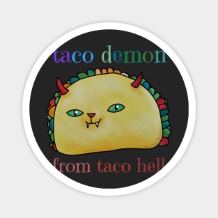 Taco Demon Magnet